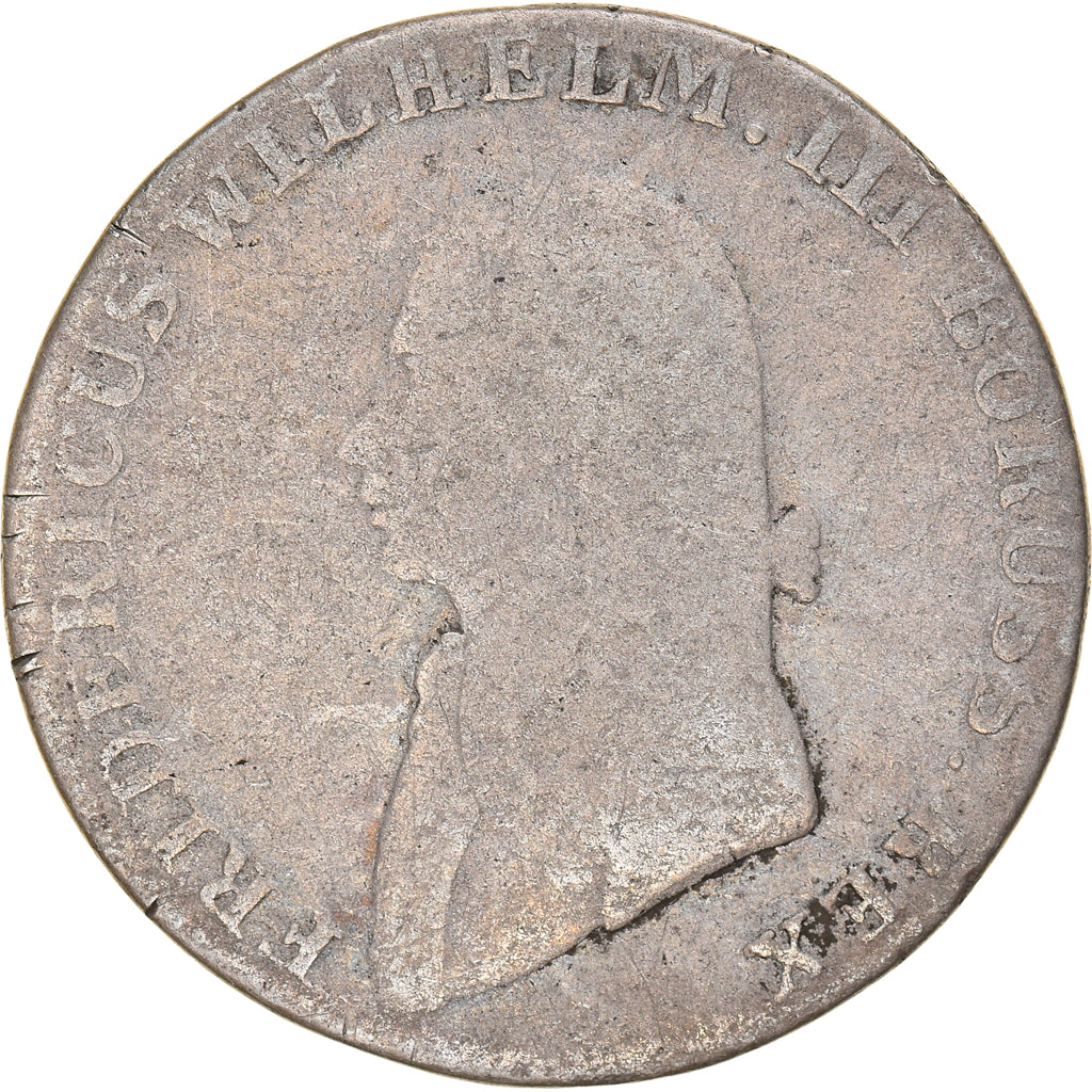 Munten, Duitse staten, PRUSSIA, Friedrich Wilhelm III, 4 Groschen, 1803, ZG+