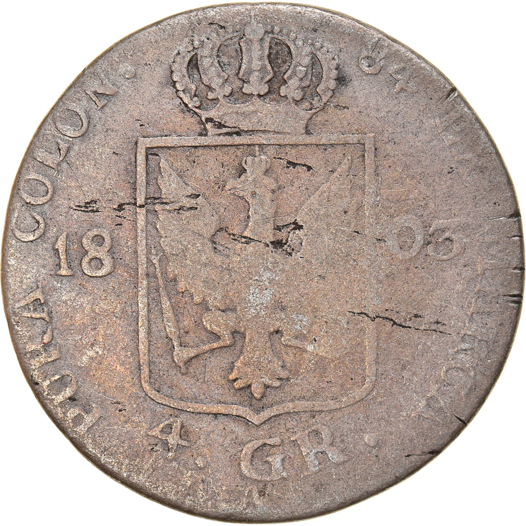 Munten, Duitse staten, PRUSSIA, Friedrich Wilhelm III, 4 Groschen, 1803, ZG+