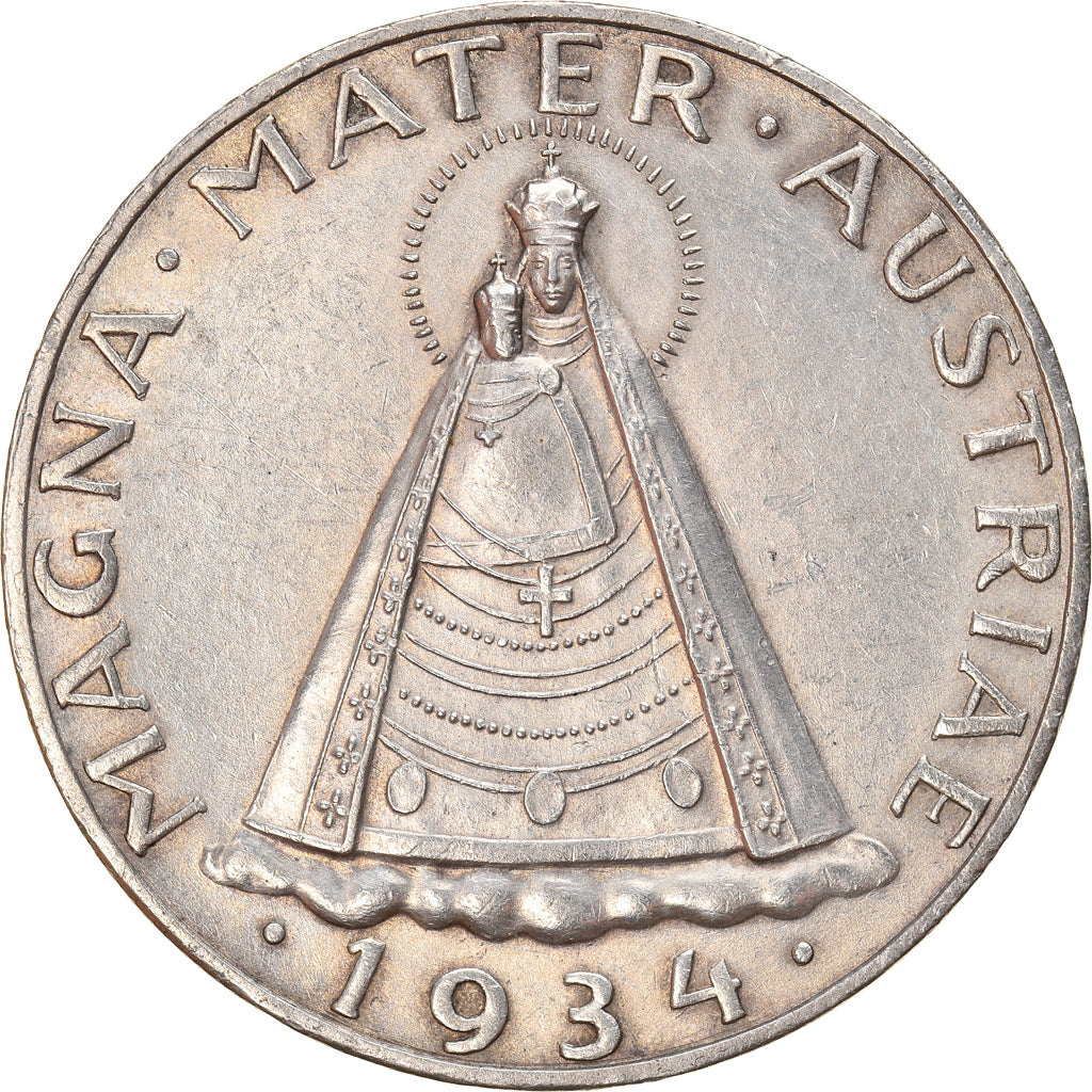 Coin, Austria, 5 Schilling, 1934, AU(55-58), Silver, KM:2853