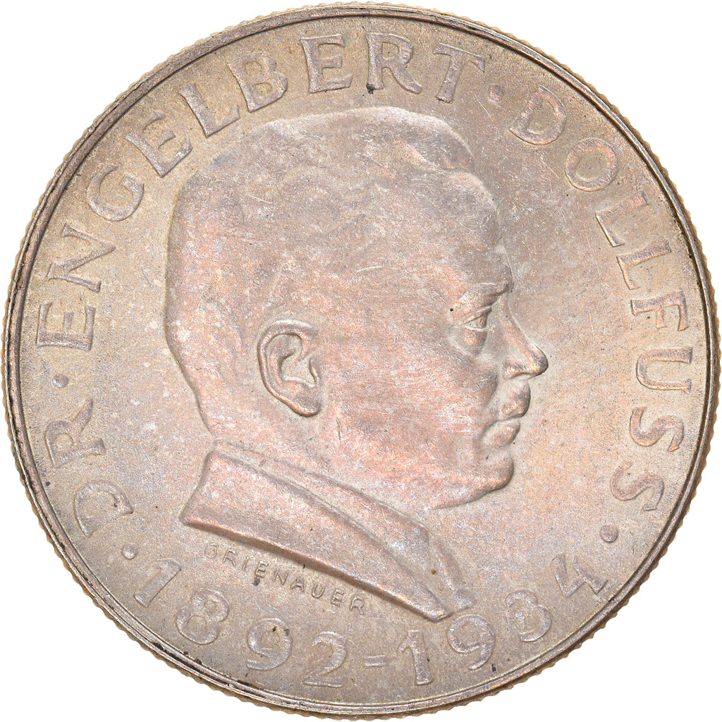 Coin, Austria, 2 Schilling, 1934, AU(55-58), Silver, KM:2852