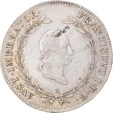 Coin, Austria, Franz II (I), 20 Kreuzer, 1828, Karlsburg, EF(40-45), Silver