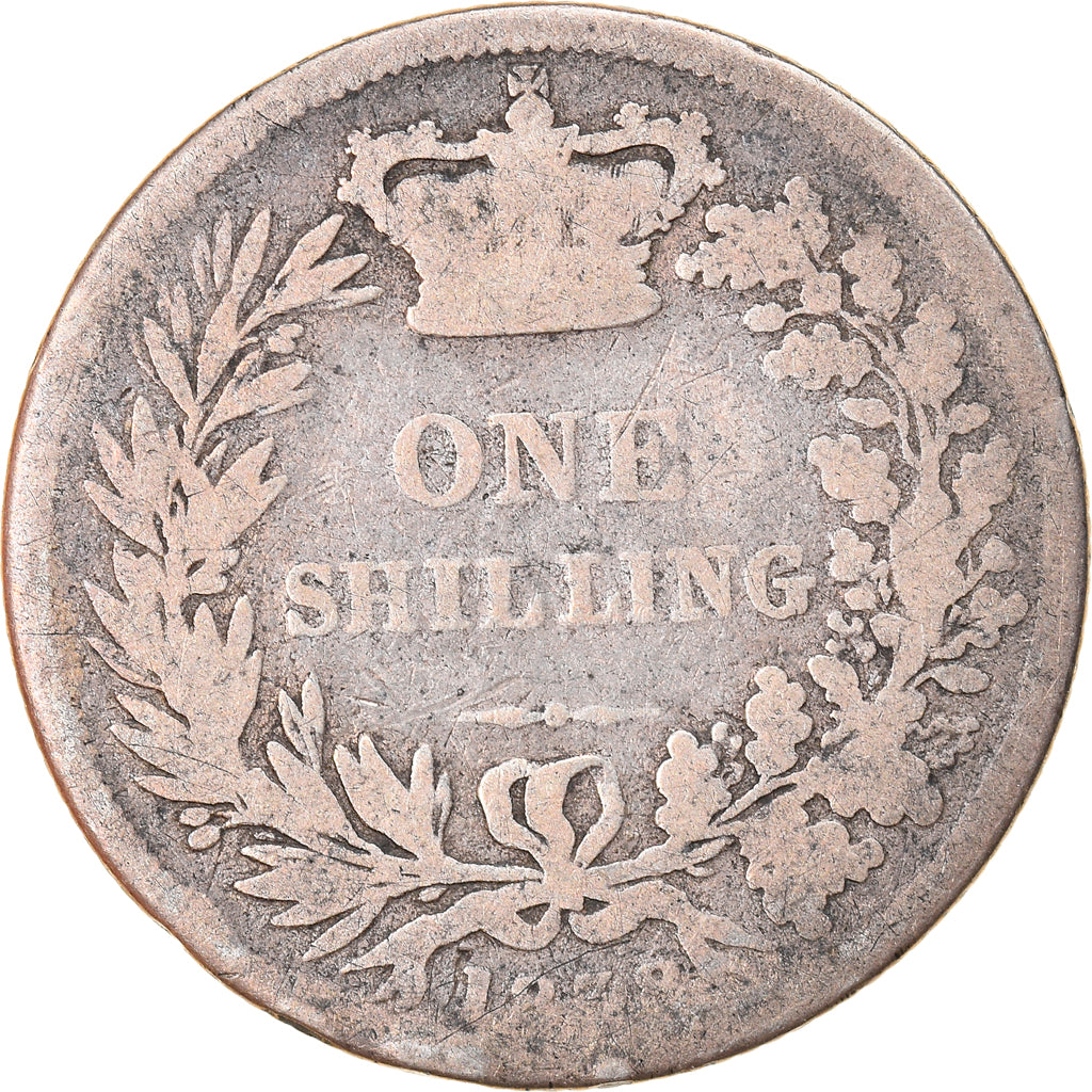 Coin, Great Britain, Victoria, Shilling, 1838, F(12-15), Silver, KM:734.1