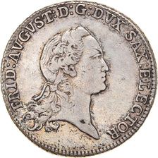 Coin, German States, SAXONY-ALBERTINE, Friedrich August III, 2/3 Thaler, Gulden