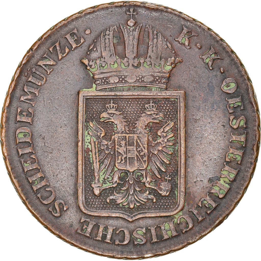 Monnaie, Autriche, Franz Joseph I, 2 Kreuzer, 1848, Vienna, TTB, Cuivre, KM:2188