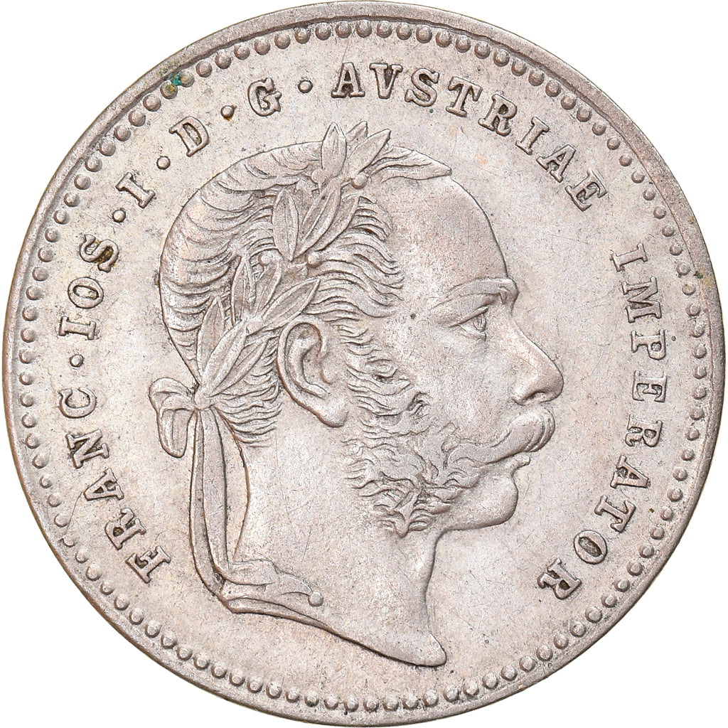 Moneda, Austria, Franz Joseph I, 20 Kreuzer, 1869, MBC+, Plata, KM:2212