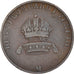 Moneta, STATI ITALIANI, LOMBARDY-VENETIA, 3 Centesimi, 1822, Milan, BB, Rame