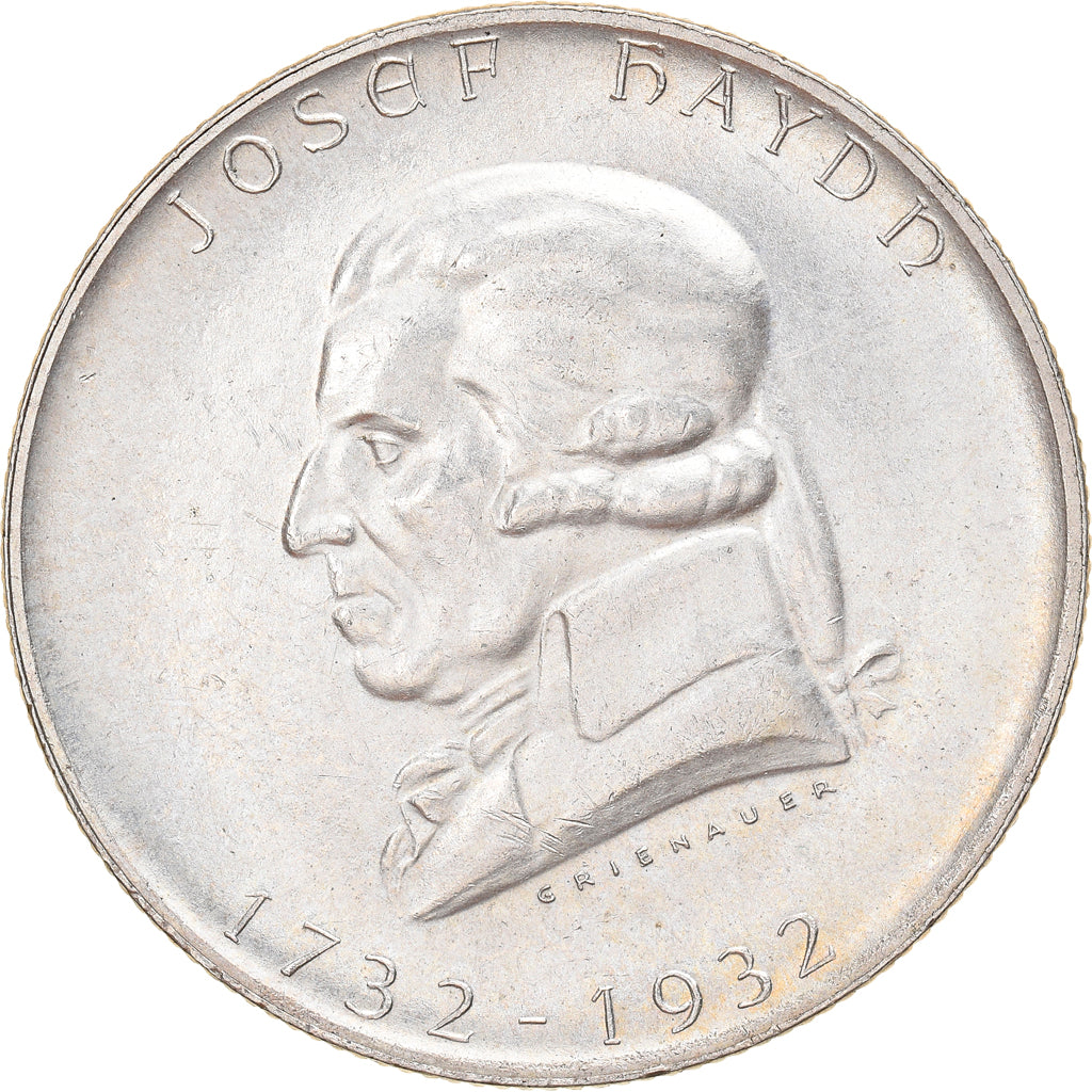 Coin, Austria, 2 Schilling, 1932, AU(55-58), Silver, KM:2848