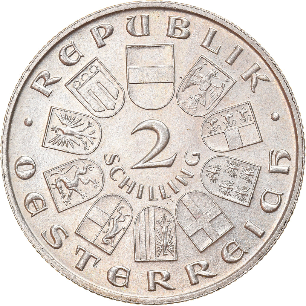 Coin, Austria, 2 Schilling, 1932, AU(55-58), Silver, KM:2848