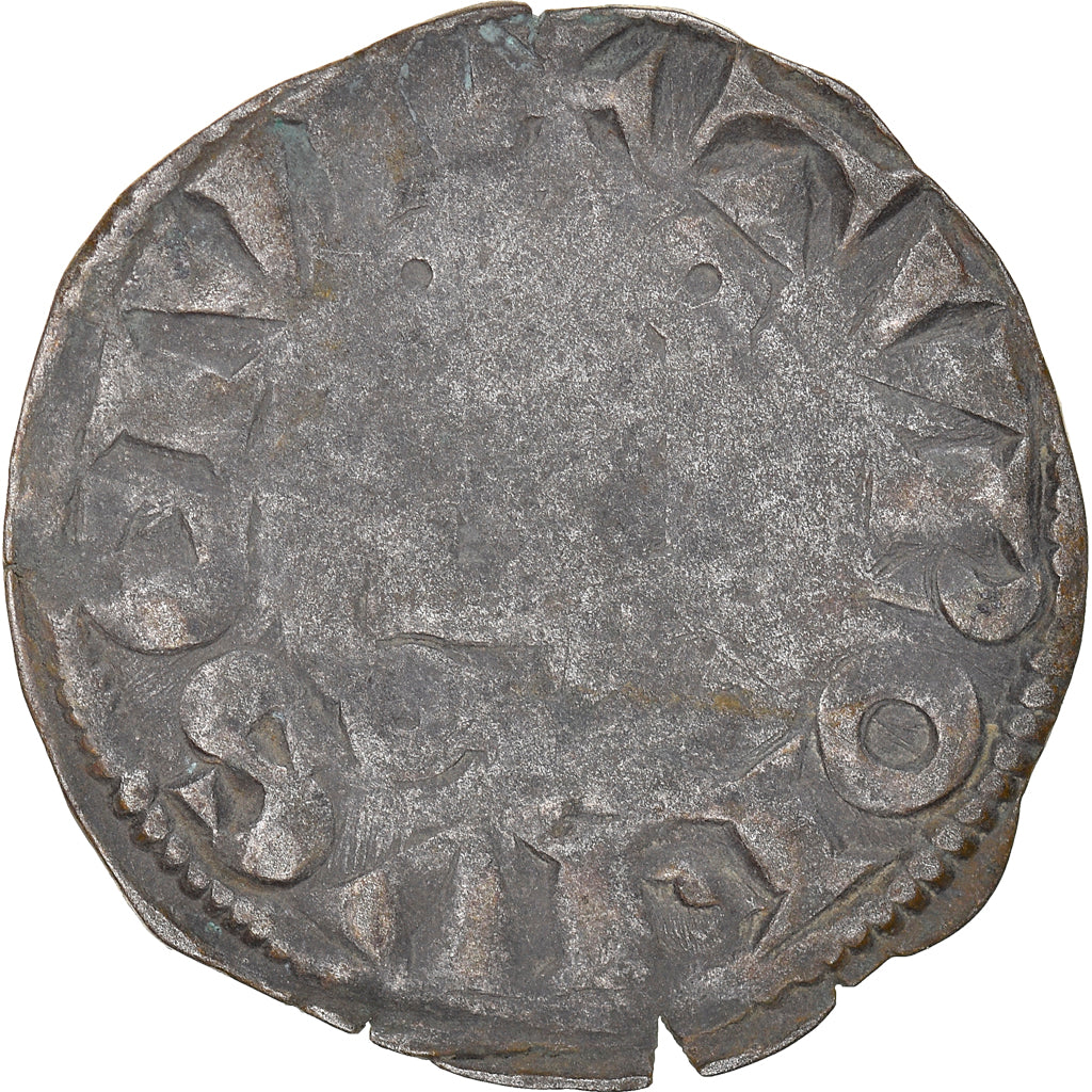 Monnaie, France, Louis VIII-IX, Denier Tournois, B, Billon, Duplessy:188