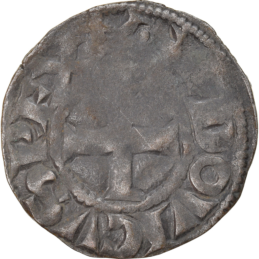 Münze, Frankreich, Louis VIII-IX, Denier Tournois, S, Billon, Duplessy:188