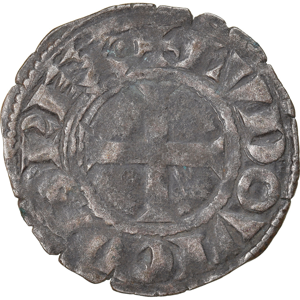 Coin, France, Louis VIII-IX, Denier Tournois, VF(30-35), Billon, Duplessy:188