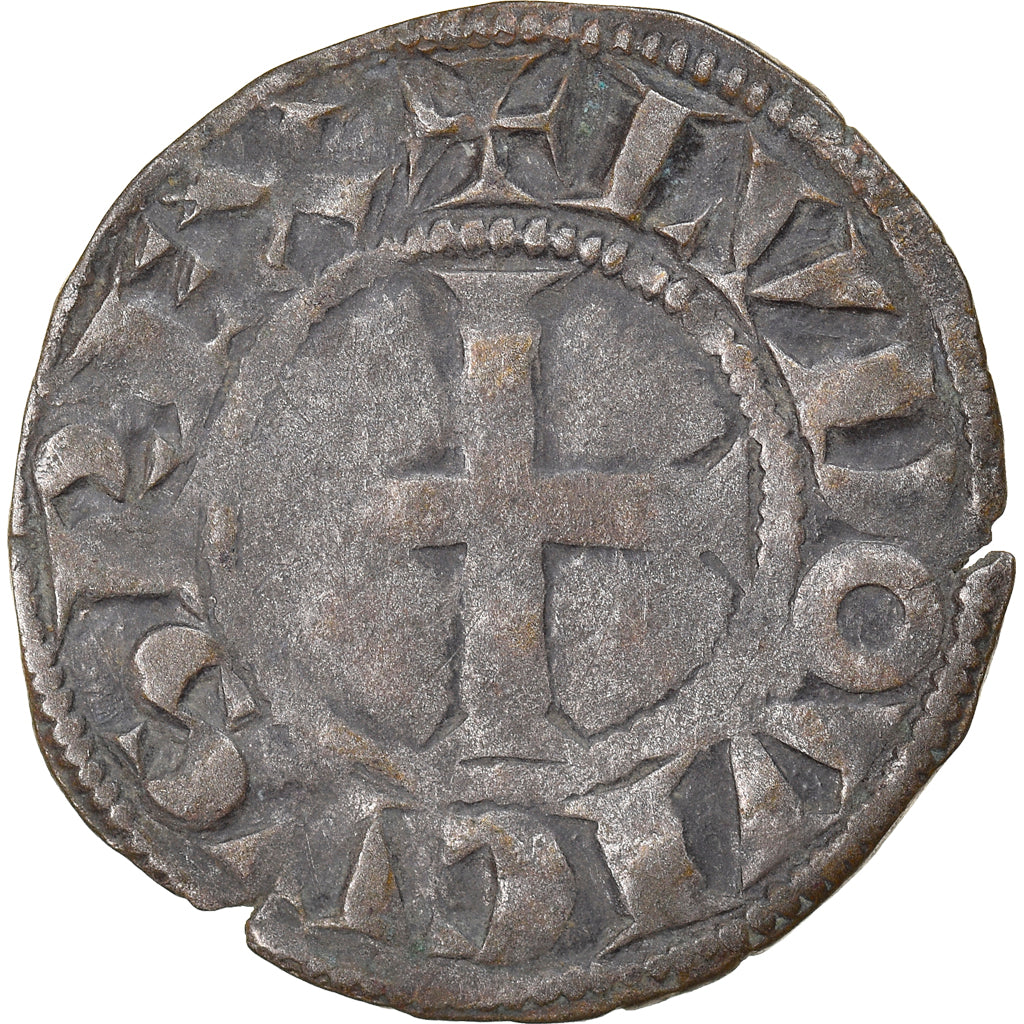 Münze, Frankreich, Louis VIII-IX, Denier Tournois, S+, Billon, Duplessy:188