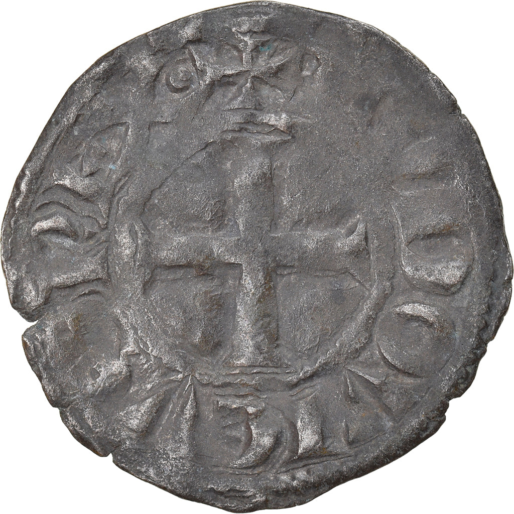 Monnaie, France, Louis VIII-IX, Denier Tournois, TB+, Billon, Duplessy:188