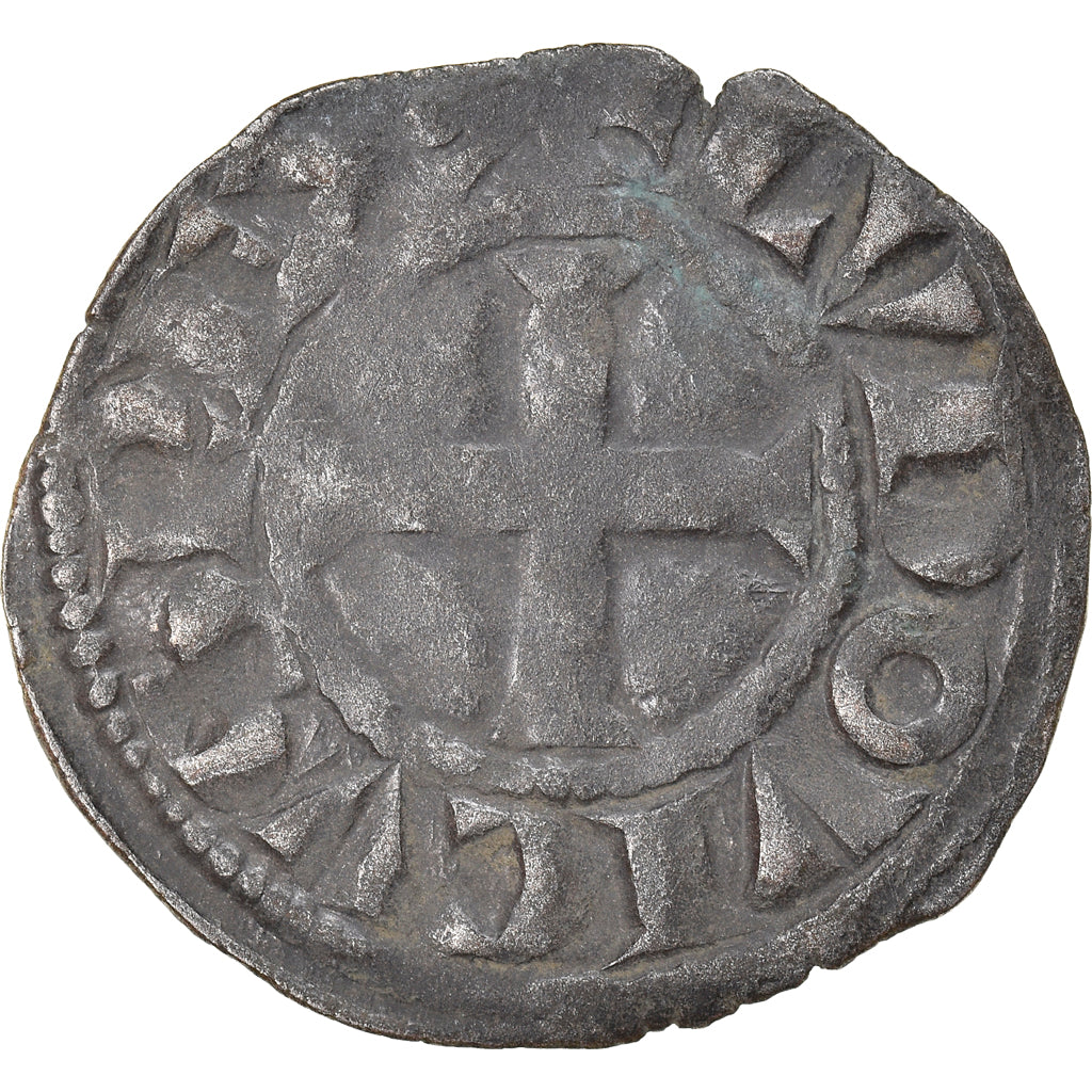 Münze, Frankreich, Louis VIII-IX, Denier Tournois, S+, Billon, Duplessy:188
