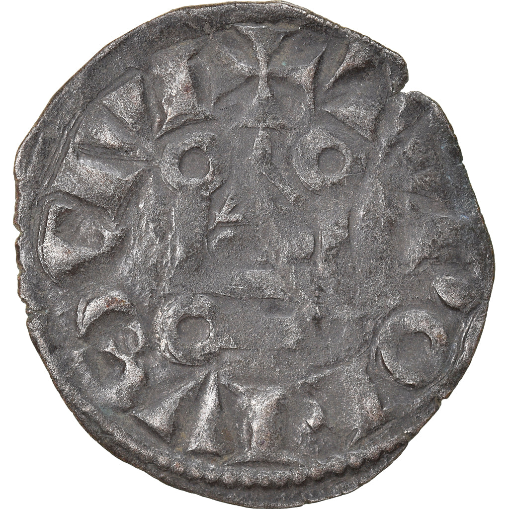 Münze, Frankreich, Louis VIII-IX, Denier Tournois, S+, Billon, Duplessy:188
