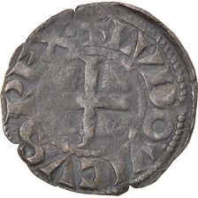 Moeda, França, Louis VIII-IX, Denier Tournois, VF(30-35), Lingote, Duplessy:188