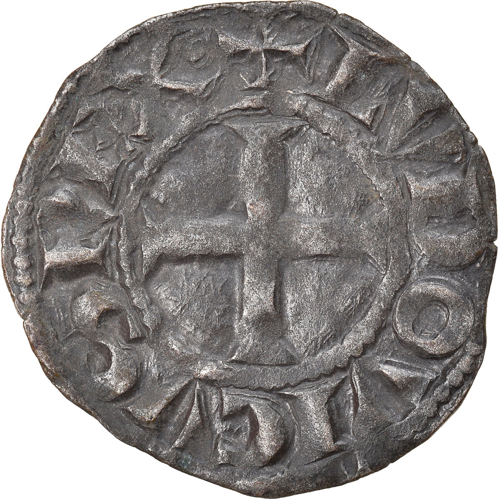 Münze, Frankreich, Louis VIII-IX, Denier Tournois, SS, Billon, Duplessy:188