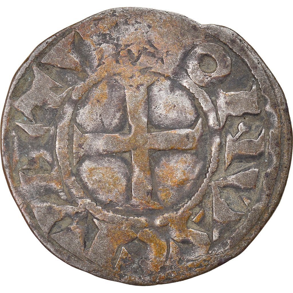 Monnaie, France, Touraine, Denier, Saint-Martin de Tours, TB, Argent