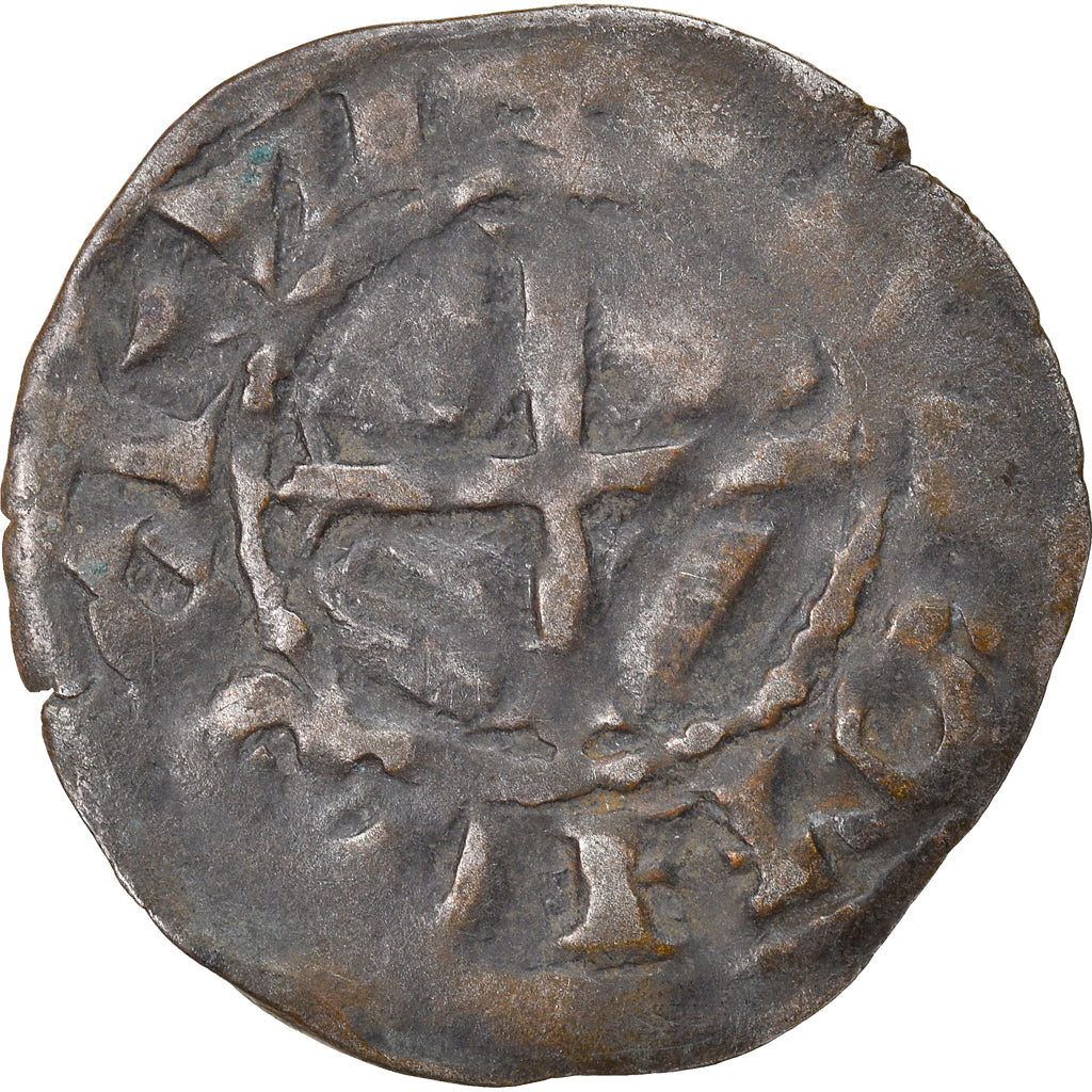 Coin, France, Touraine, Denarius, Saint-Martin de Tours, VF(20-25), Silver