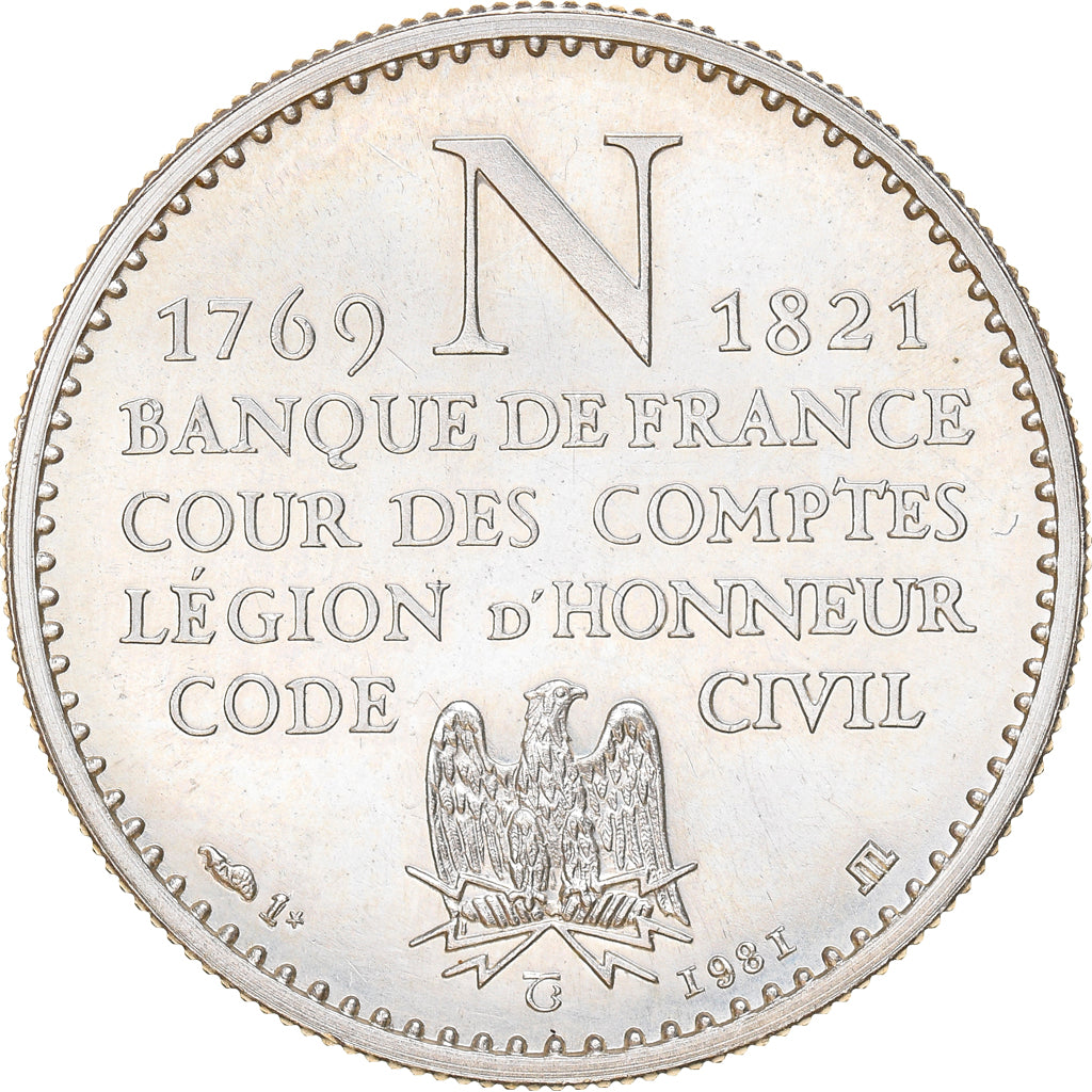 France, Medal, Napoléon Ier, Empereur, History, 1981, MS(63), Silver