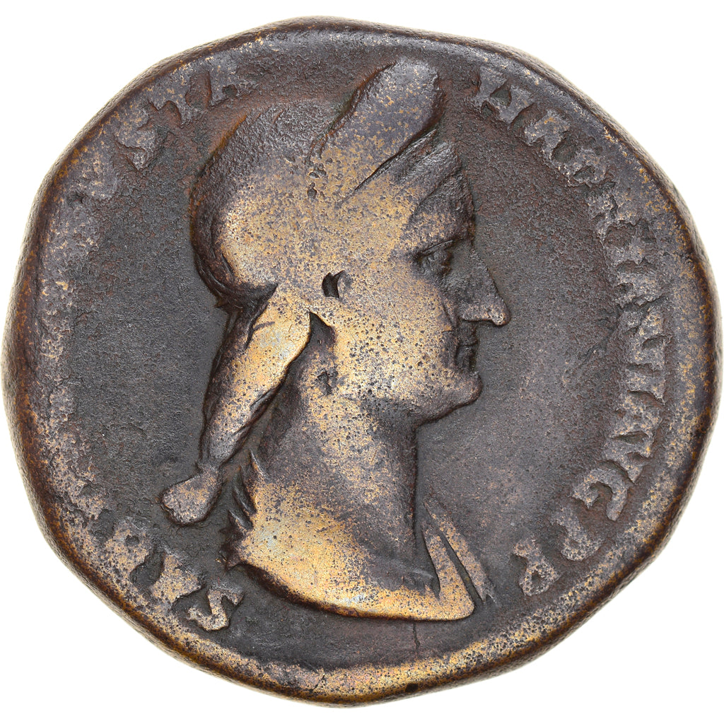 Coin, Sabina, Sestertius, 133-135, Rome, VF(20-25), Bronze, RIC:2558