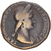 Coin, Sabina, Sestertius, 133-135, Rome, VF(20-25), Bronze, RIC:2558