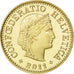 SWITZERLAND, 5 Rappen, 2011, Bern, KM #26c, MS(63), Aluminum-Bronze, 17.15, 1.81