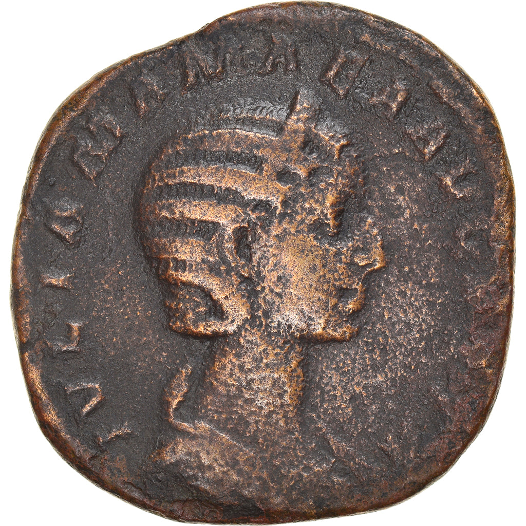 Moneta, Julia Mamaea, Sesterzio, 222-235, Rome, MB+, Bronzo, RIC:694