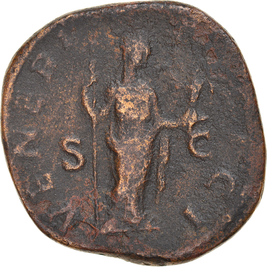 Moneta, Julia Mamaea, Sesterzio, 222-235, Rome, MB+, Bronzo, RIC:694