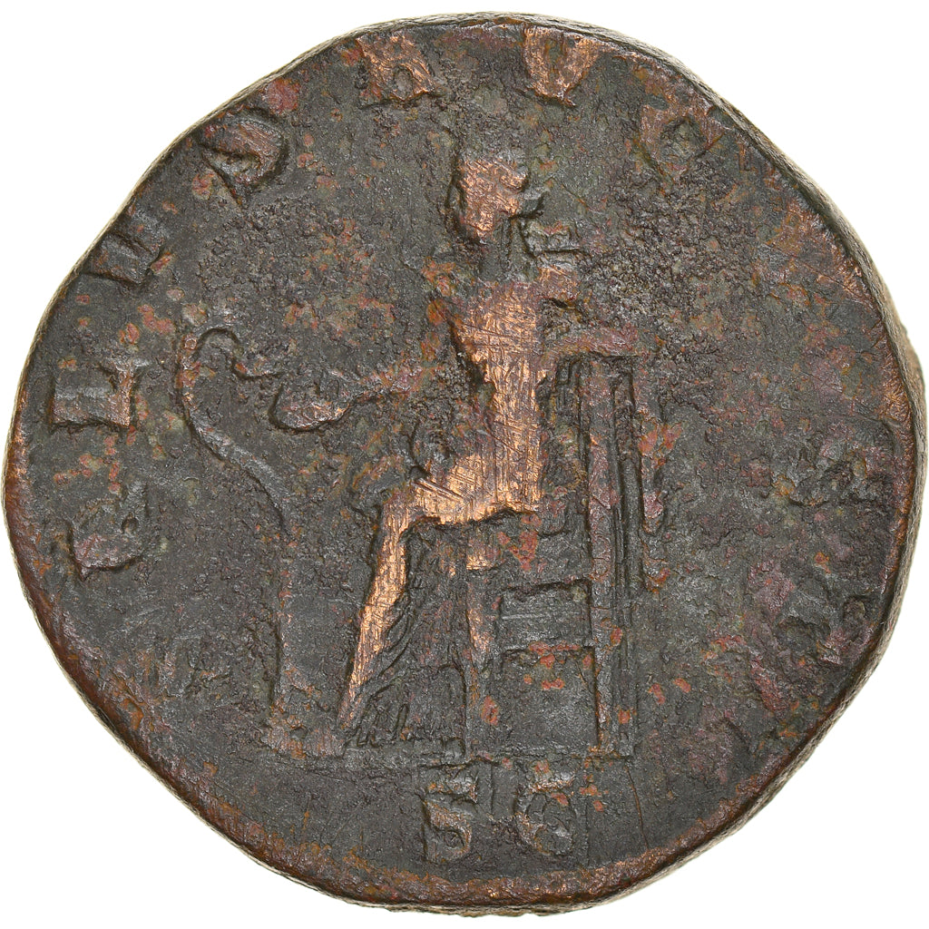 Moneta, Maximinus I Thrax, Sesterzio, 236-237, Rome, MB, Bronzo, RIC:85