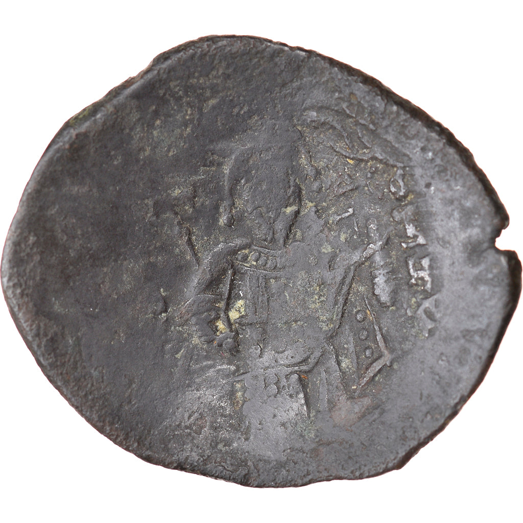 Munten, Isaac II Angelus, Aspron trachy, 1185-1195, Constantinople, FR, Billon