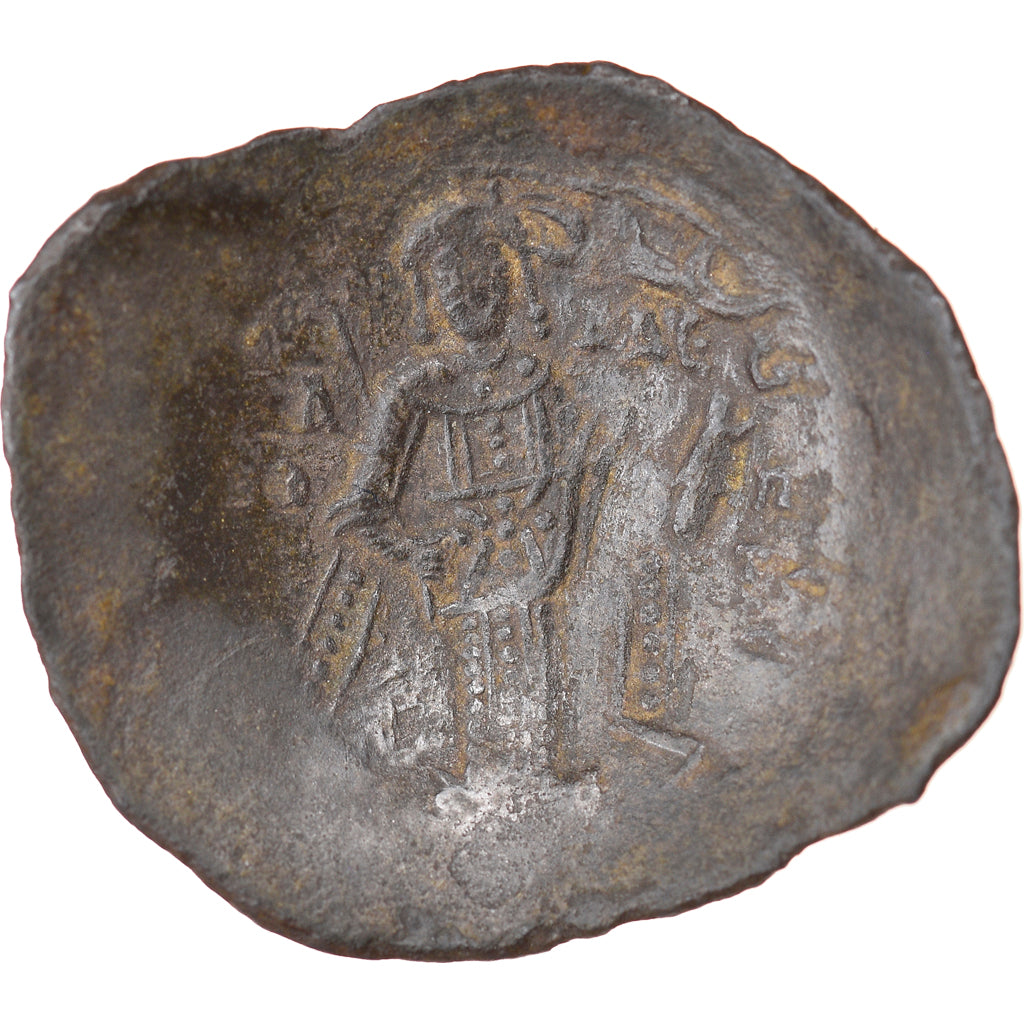 Coin, Isaac II Angelus, Aspron trachy, 1185-1195, Constantinople, VF(20-25)