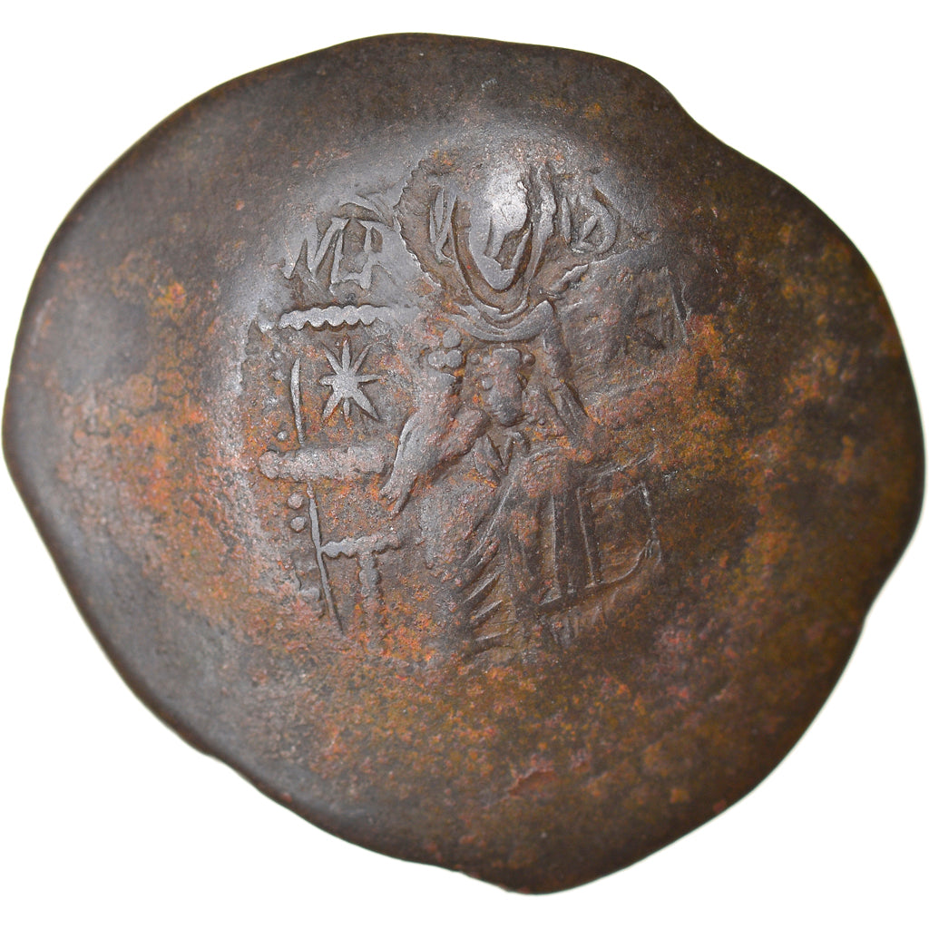 Coin, Isaac II Angelus, Aspron trachy, 1185-1195, Constantinople, VF(30-35)