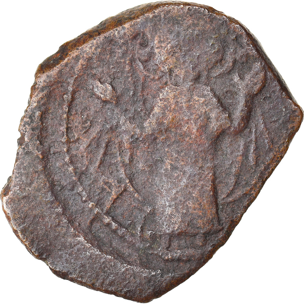 Monnaie, Isaac II Angelus, Tetarteron, 1185-1195, Constantinople, TB, Cuivre
