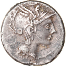 Moneda, Mallia, Denarius, 111-110 BC, Rome, MBC, Plata, Crawford:299/1b