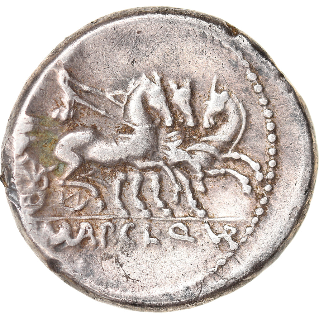 Coin, Mallia, Denarius, 111-110 BC, Rome, EF(40-45), Silver, Crawford:299/1b