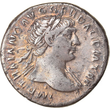Moneta, Trajan, Denarius, 107-108, Rome, EF(40-45), Srebro, RIC:128