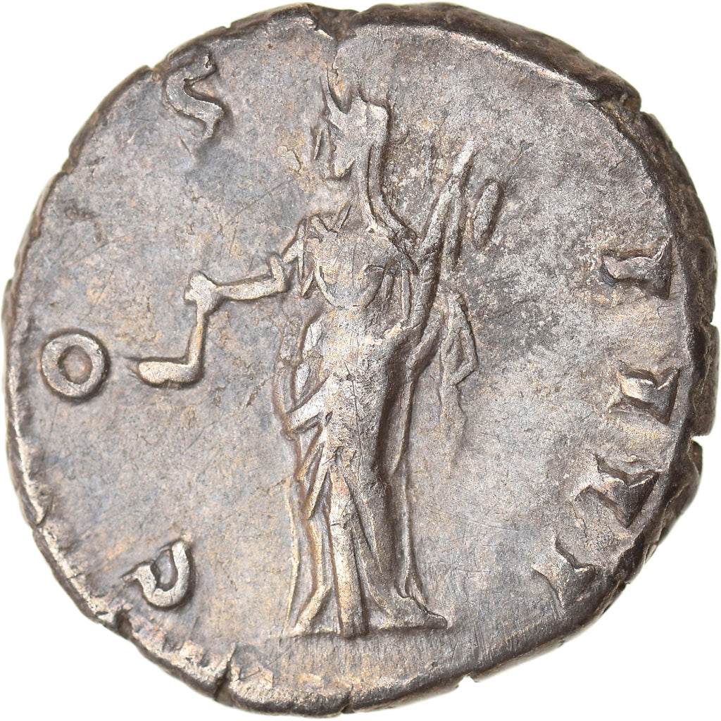 Coin, Antoninus Pius, Denarius, 145-147, Rome, EF(40-45), Silver, RIC:203