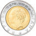 Coin, Italy, 500 Lire, 1997, Rome, MS(60-62), Bi-Metallic, KM:187