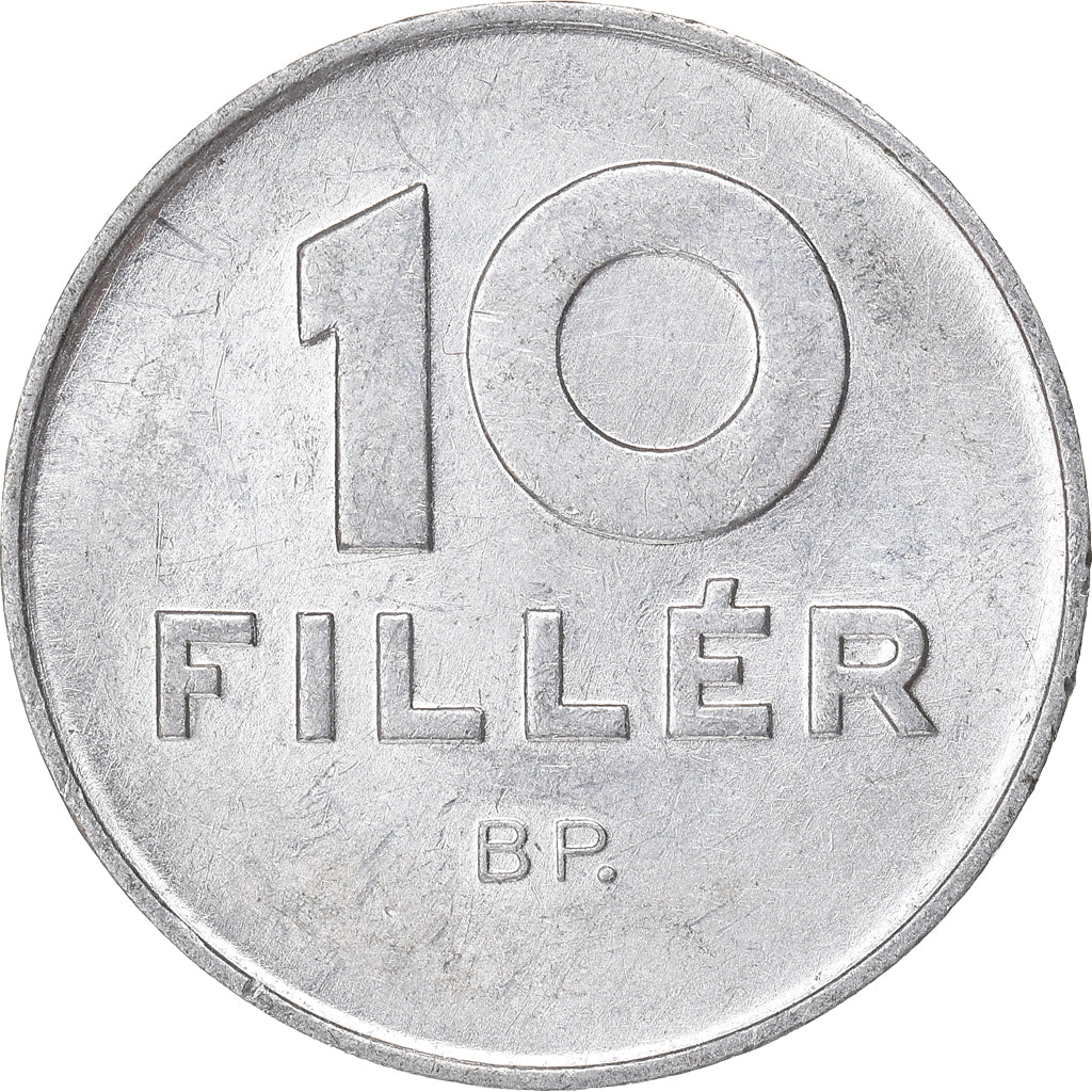 Moneta, Węgry, 10 Filler, 1987, Budapest, AU(55-58), Aluminium, KM:572