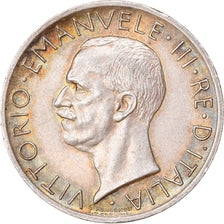 Coin, Italy, Vittorio Emanuele III, 5 Lire, 1927, Rome, AU(50-53), Silver
