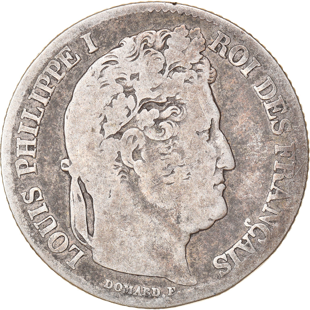 Monnaie, France, Louis-Philippe, Franc, 1847, Paris, B+, Argent, Gadoury:453