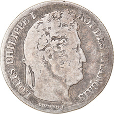 Monnaie, France, Louis-Philippe, Franc, 1847, Paris, B+, Argent, Gadoury:453