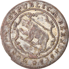 Coin, SWISS CANTONS, BERN, 1/2 Batzen, 1794, Bern, EF(40-45), Billon, KM:91