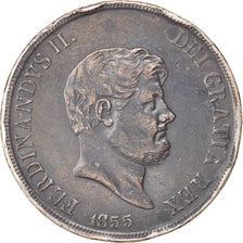 Monnaie, États italiens, NAPLES, Ferdinando II, 120 Grana, 1855, TB+, Argent
