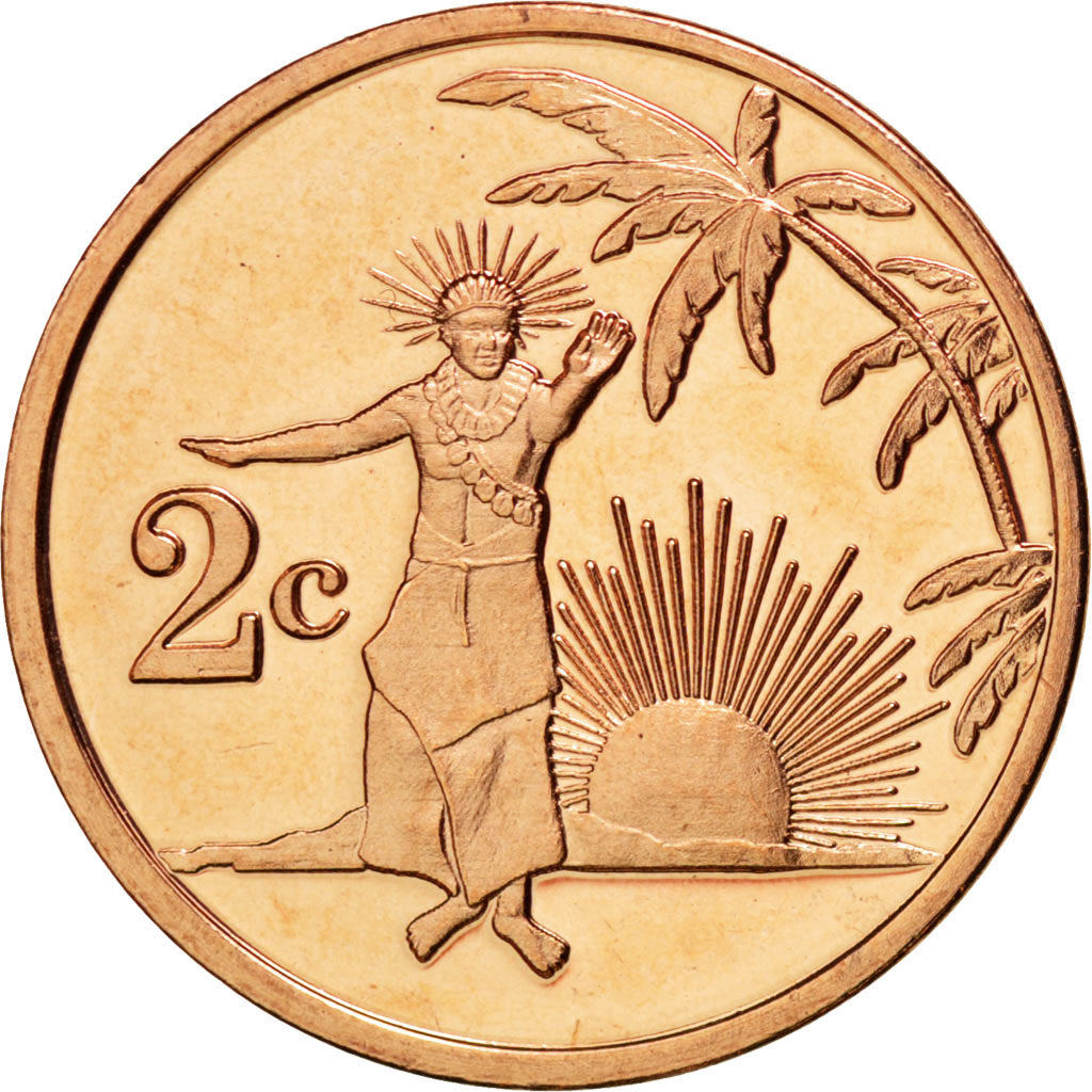 Tokelau, 2 Cents, 2012, KM #New, MS(63), Coppered Steel, 4.48
