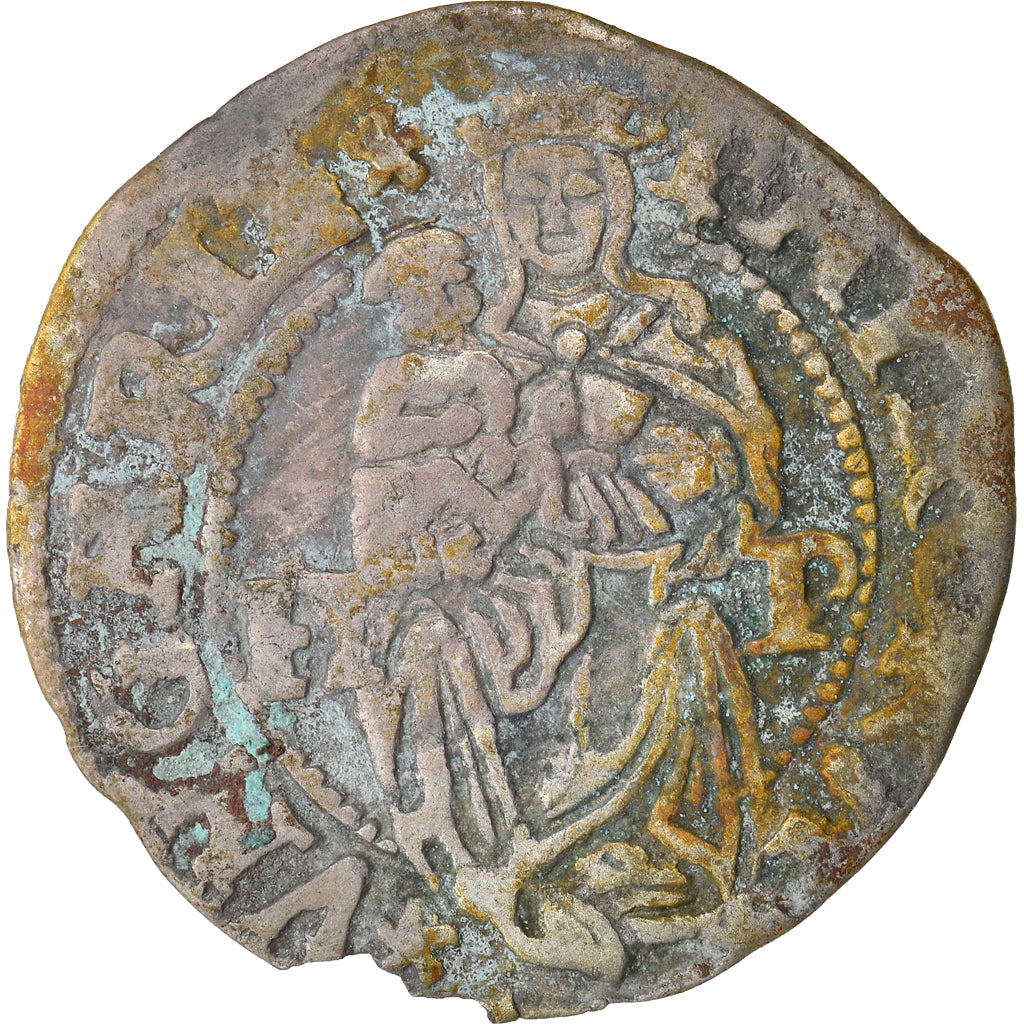 Coin, Hungary, Ferdinand I, Denar, 1552, Hermannstadt, EF(40-45), Silver