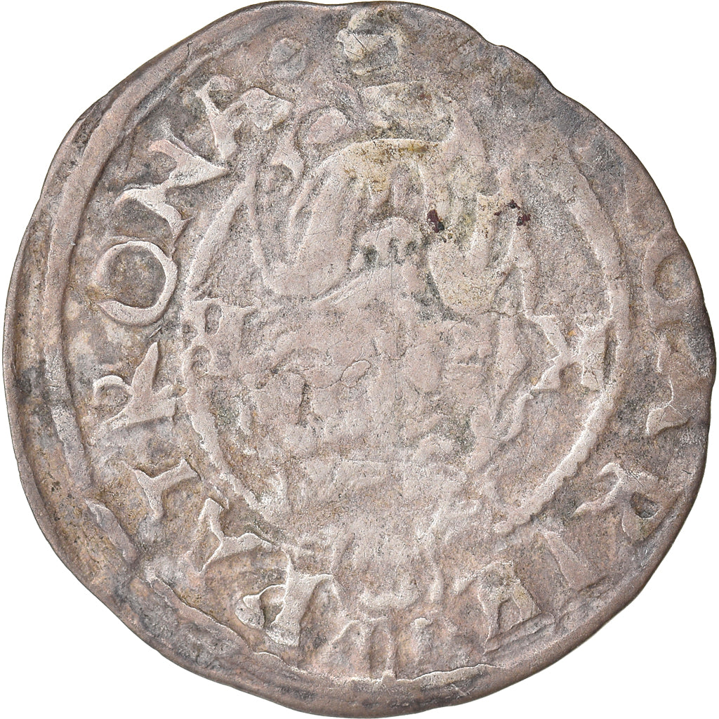Coin, Hungary, Ferdinand I, Denar, 1556, Kremnitz, VF(30-35), Silver