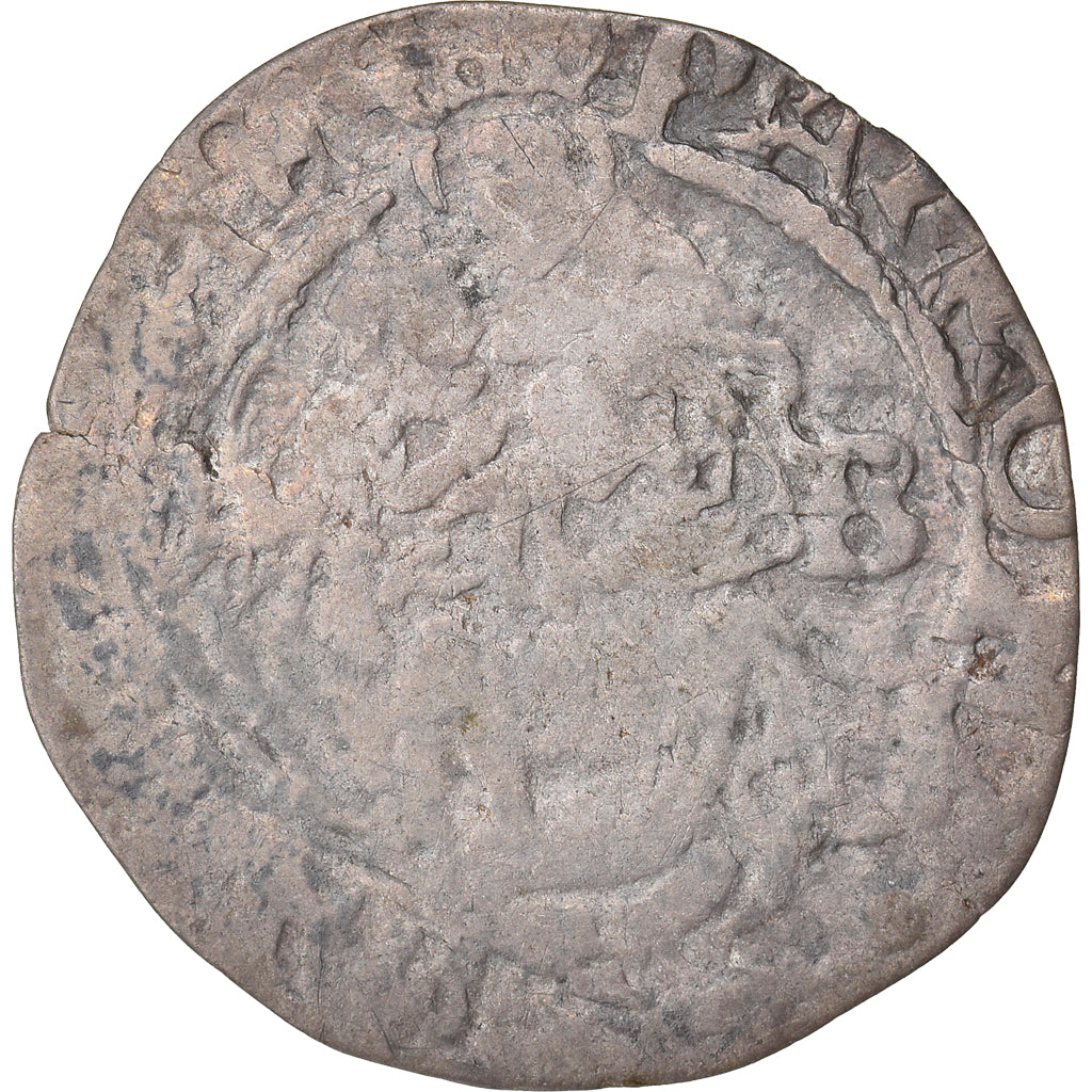 Moneta, Ungheria, Ferdinand I, Denar, 1561, Kremnitz, MB+, Argento