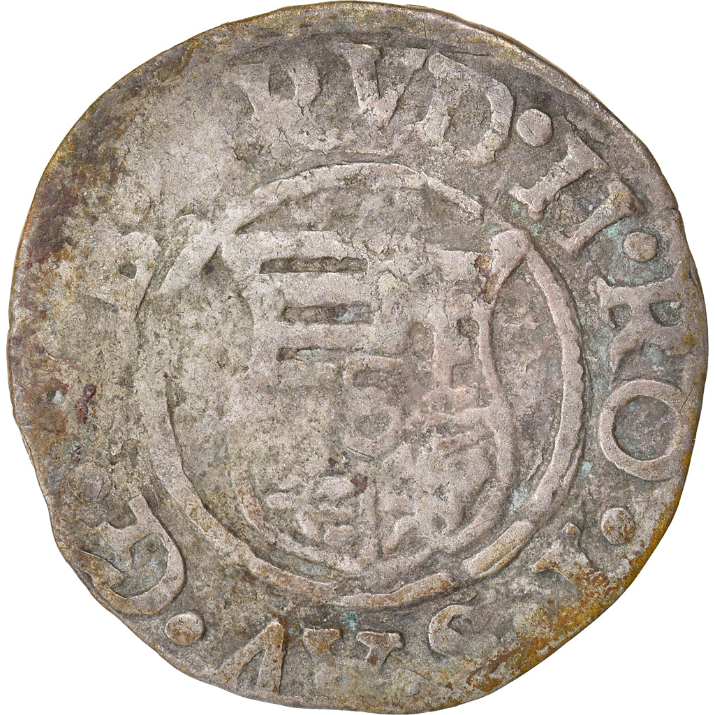 Coin, Hungary, Rudolf II, Denar, 1584, Kremnitz, VF(20-25), Silver